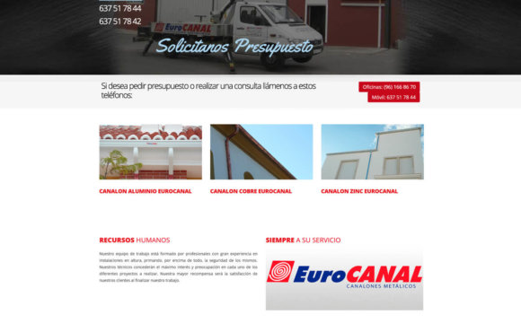 Página Web Eurocanal