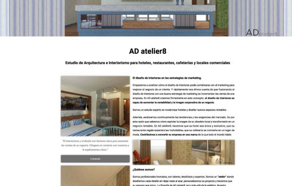 Página Web AD Atelier 8