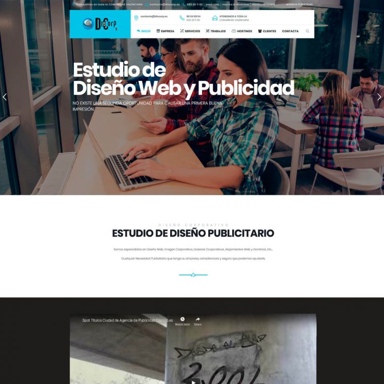 Página Web DiseñoCorporativo.com