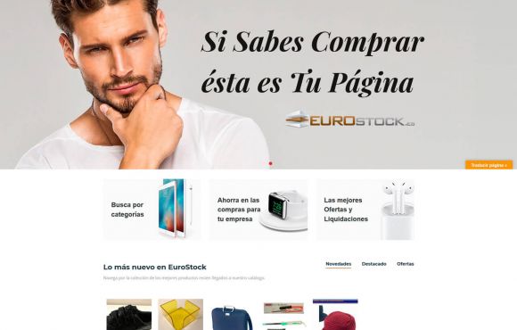 Página Web Eurostock