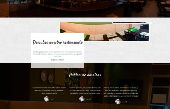Página Web SyMbiosis Restaurante