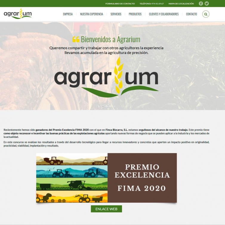 Página Web Agrarium